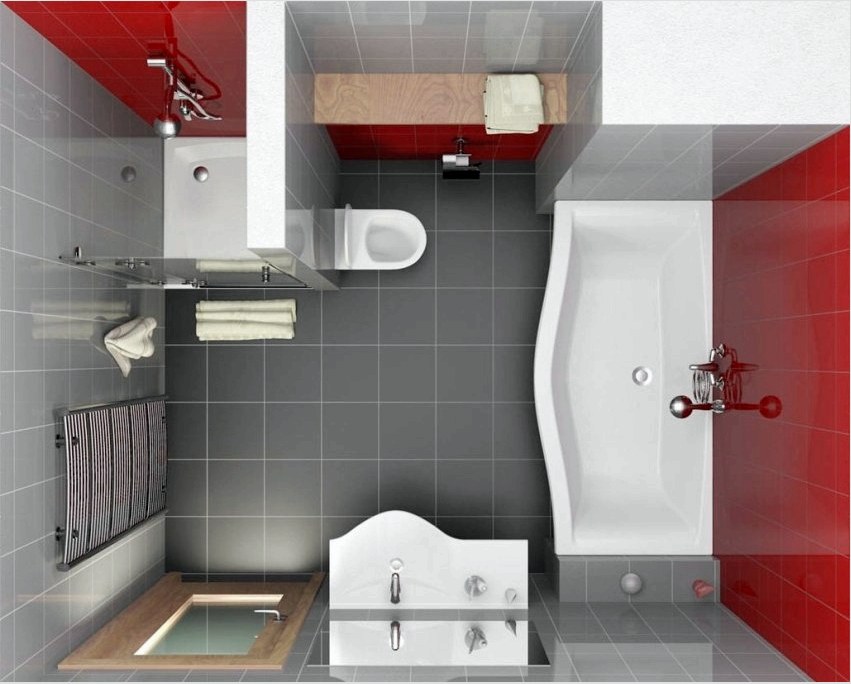 A ház építésének szakaszában elkészítheti azt a tervet, amely szerint bármilyen megfelelő fürdőszoba-paramétert kiválaszthat