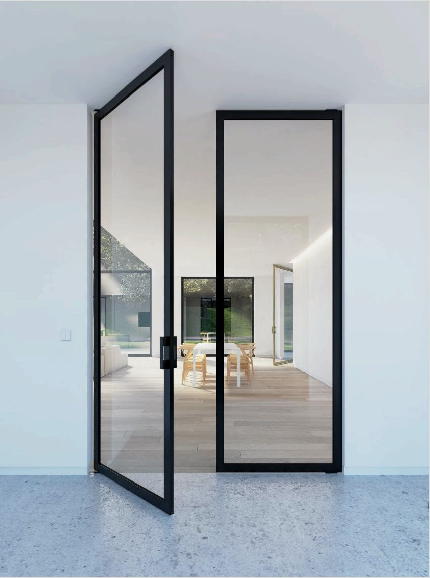 Az egykamrás és a kétkamrás dupla üvegezésű ablakok betétekként szerelhetők be a bejárati ajtóba