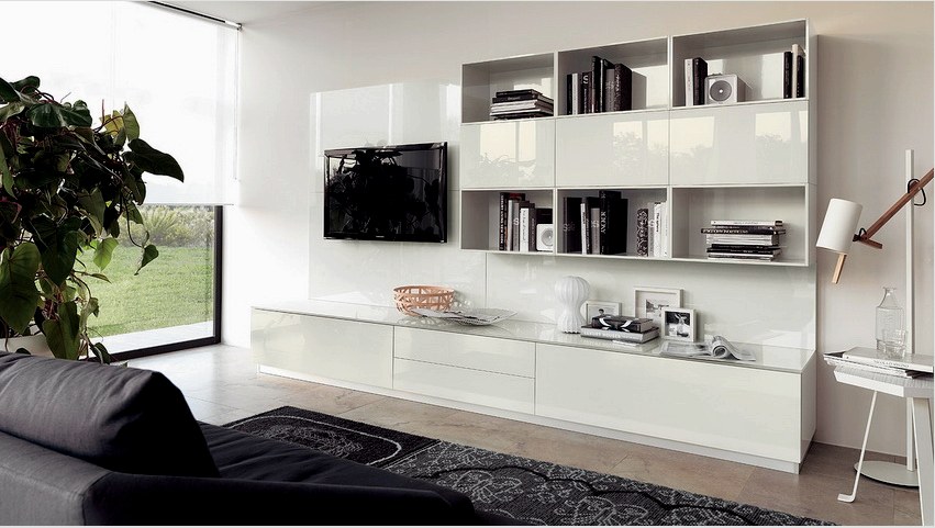 A nappali moduláris falak bármilyen méretű helyiséghez alkalmasak. 