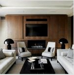 Fal a nappali szobájában modern stílusban: elegáns design elem