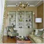 Fal a nappali szobájában modern stílusban: elegáns design elem