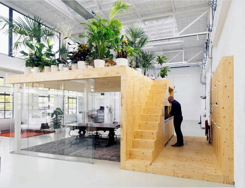A loft stílusú irodai tervezés egyre népszerűbbé válik