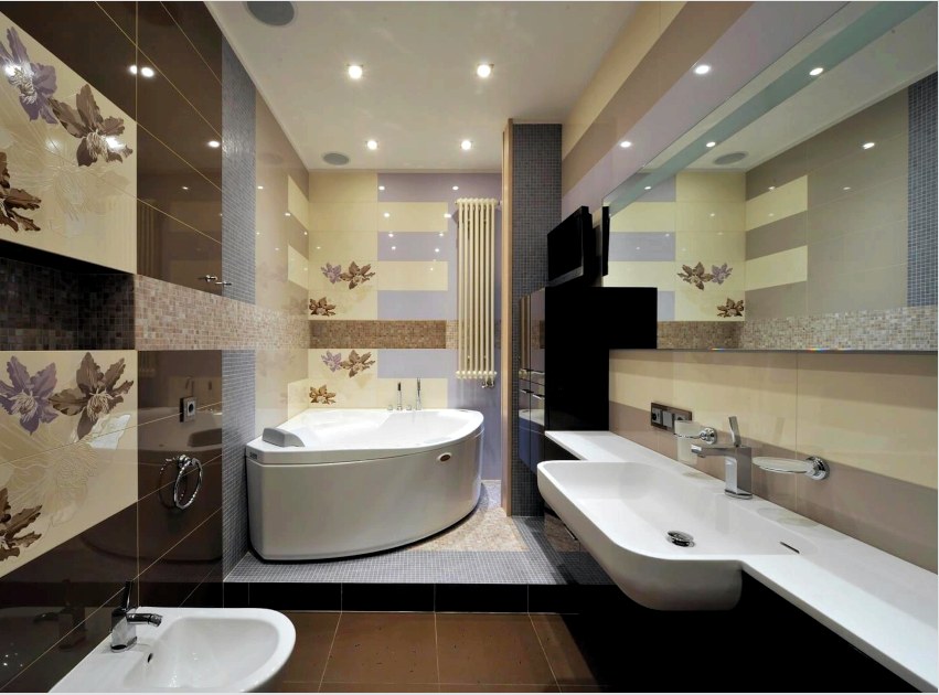 A hi-tech fürdőszobák érintőképernyős termosztatikus csapokkal rendelkeznek