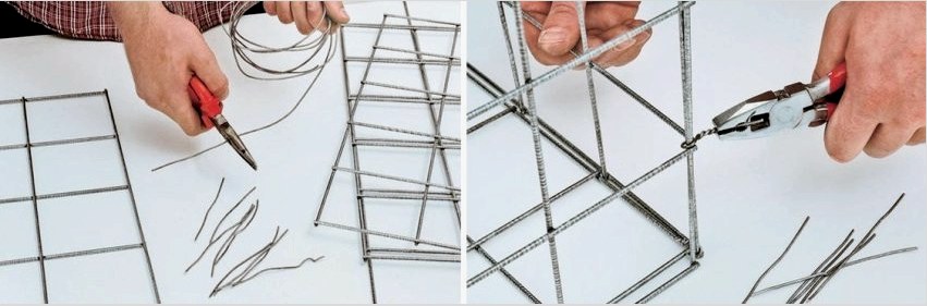 A gabionok építéséhez legalább 2,7 mm vastagságú hálót kell választani