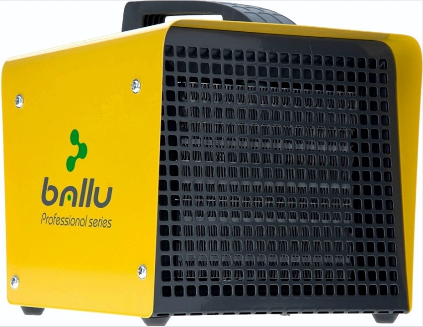 A Ballu BKX 7 kerámia-fém fűtőelemmel van felszerelve és 5 kW teljesítményű