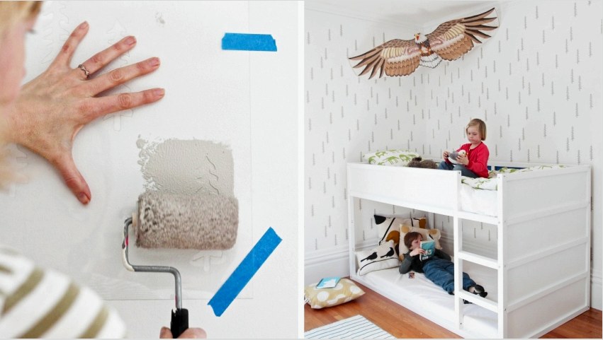 A stencil használata az óvodában nagyszerű módszer a szoba kialakításának gyors megváltoztatására, ami a gyermek korai fejlődéséhez fontos