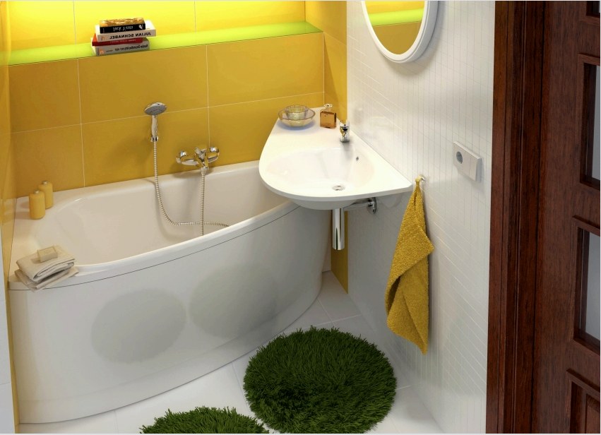 Sarokkád egy kis fürdőszobához Ravak Avocado 160x70