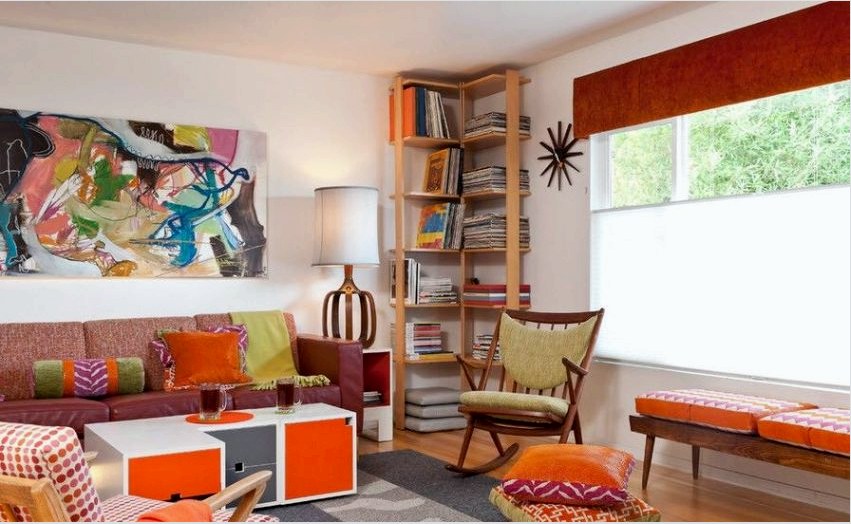 A nappali vagy hálószoba legmegfelelőbb megoldása a könyves sarokpolcok-polcok