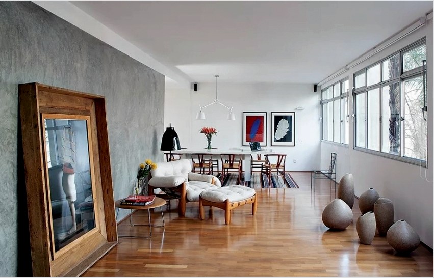 A modern belső terek tervezői azt sugallják, hogy az akcentus falát texturált festékkel kell kiemelni
