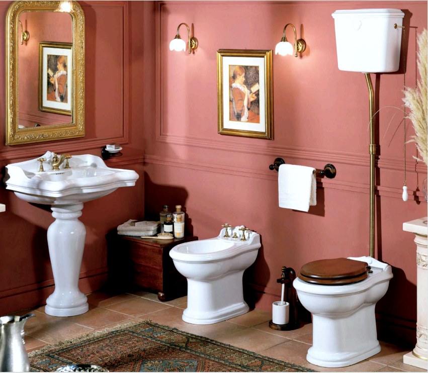 A lefolyótartály elhelyezésének módja szerint a WC-csészék monoblokkokra vannak osztva, kompakt, szögletes, különálló