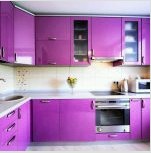 Lila konyha: lila hangulat a belső terekben