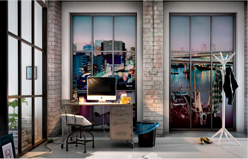 Készítsen otthoni otthonossági és kényelmi vászonokat az ablakból származó kép szimulálására