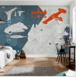Fali falfestmény a hálószobában: a személyes forma kialakításának módja