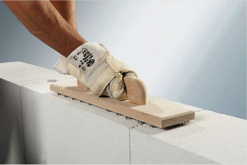 A porózus beton blokkok könnyen feldolgozhatók
