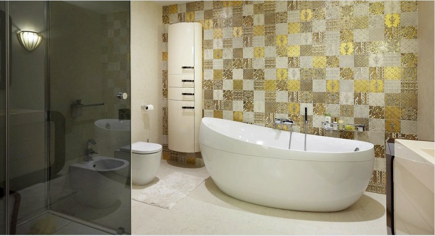 Téglalap alakú szekrény - a fürdőszobák leggyakoribb kialakítása