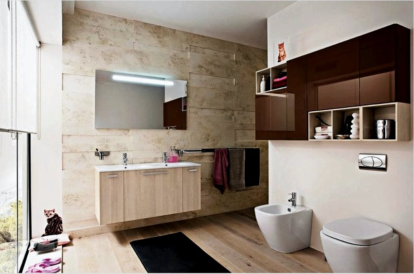 Pántos - akasztható szekrény opciója felszerelhető a WC felett vagy az oldalsó falon