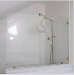 Üvegfüggöny a fürdőszobához: megbízható és praktikus védelem
