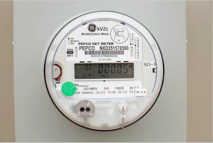 A fogyasztásmérő megjeleníti a felhasznált villamosenergia mennyiségét, az aktuális időt és dátumot
