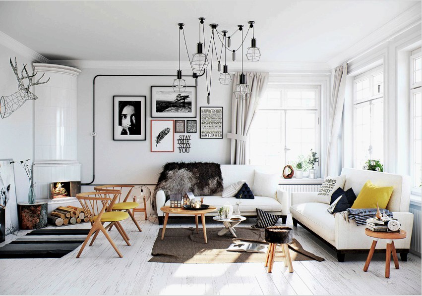 A nappali bútorok fő eleme a kanapé, amely kiemelkedő pontként szolgál a belső terekben