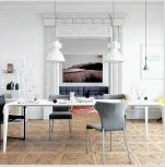 Skandináv stílusú nappali: világos belső kialakítás