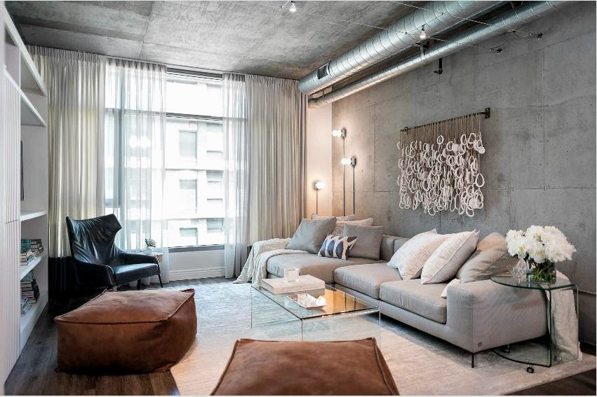 A nappali modern stílusában sokat kölcsönöznek a minimalizmustól