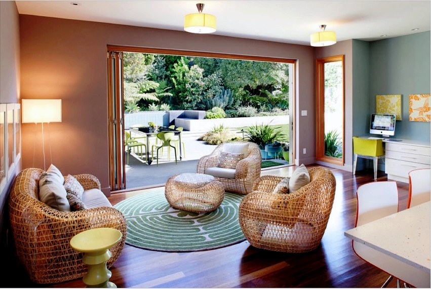 A modern nappali szobákban egyre inkább talál funkcionális bútorokat és ugyanakkor kiemelkedő bútorokat