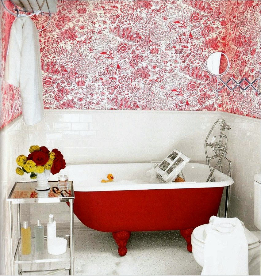 A fürdőszoba kialakításánál jó kontrasztos színeket használni