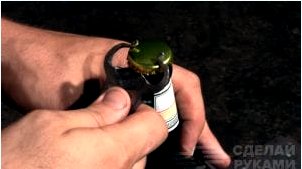 Üveg palack nyitó