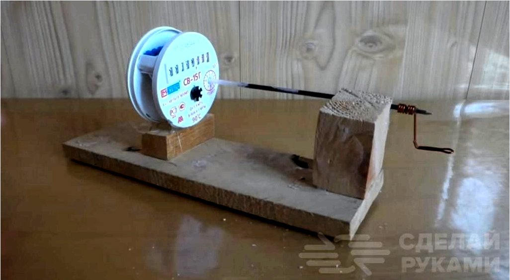 Régi vízmérő szokatlan használata