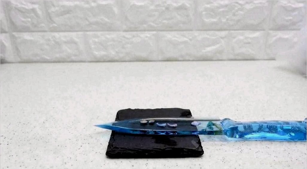 Eredeti UV epoxi konyhai kés
