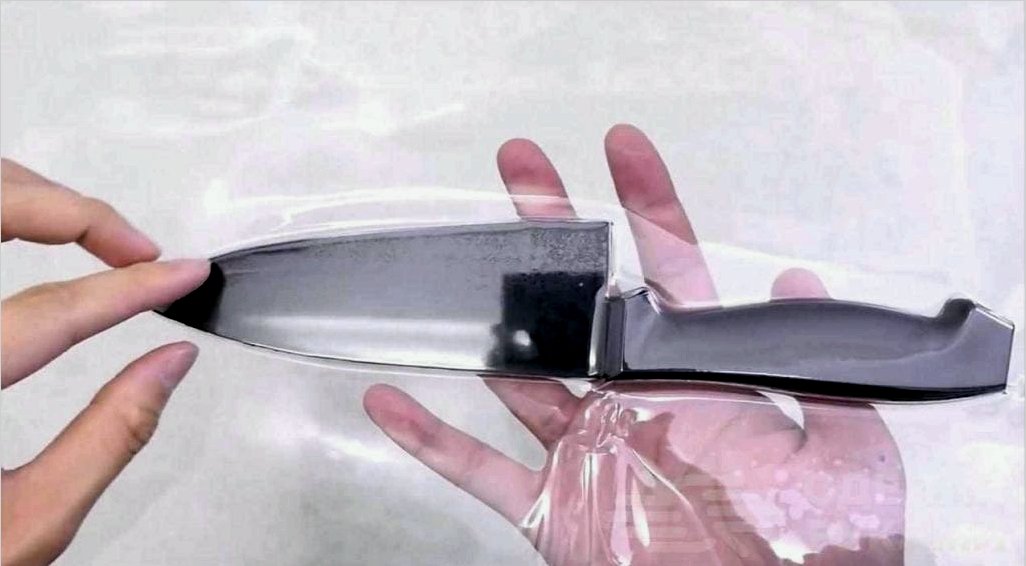 Eredeti UV epoxi konyhai kés