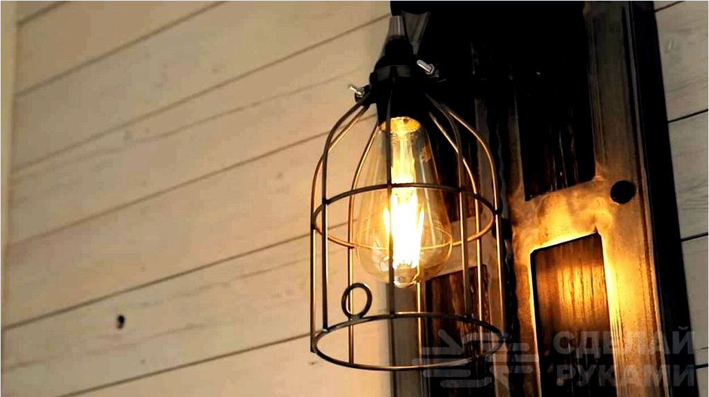 Eredeti ipari stílusú fali lámpatest