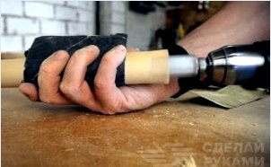Egy egyszerű eszköz kerek fadarabok készítéséhez