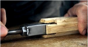 Egy egyszerű eszköz kerek fadarabok készítéséhez
