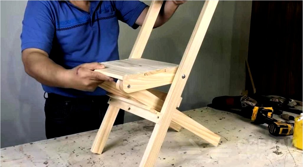  Csináld magad összecsukható fa szék