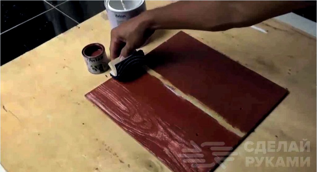 Dekoratív bélyegző a fa textúrájának szimulálására