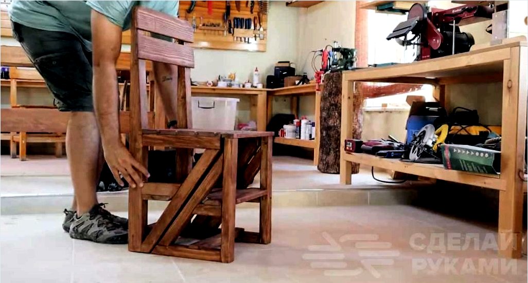 Fából készült "csináld magad" szék