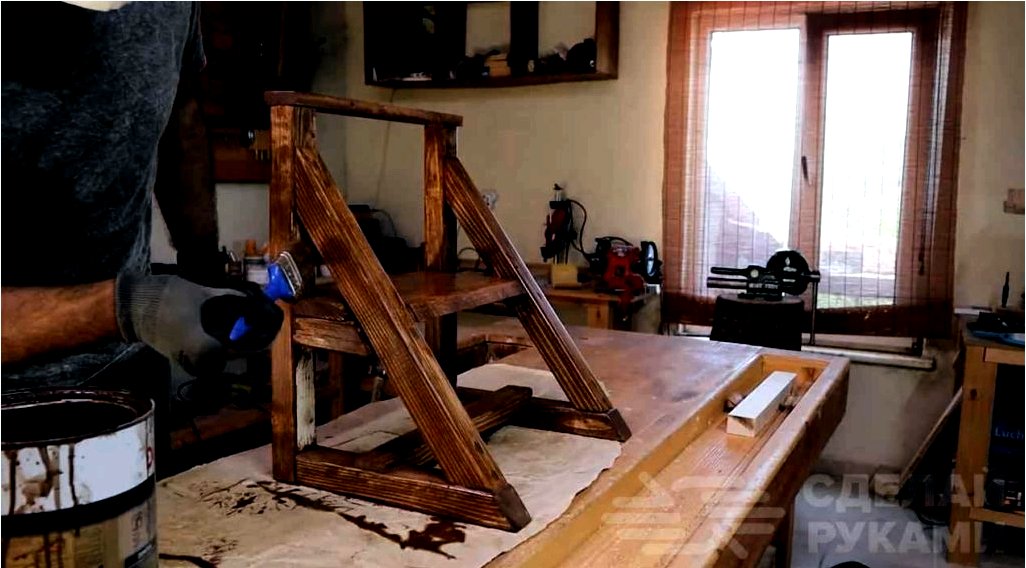 Fából készült "csináld magad" szék