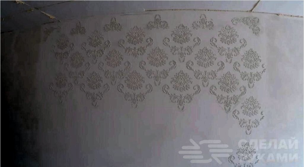 Stencil technika dekoratív vakolat felhordására