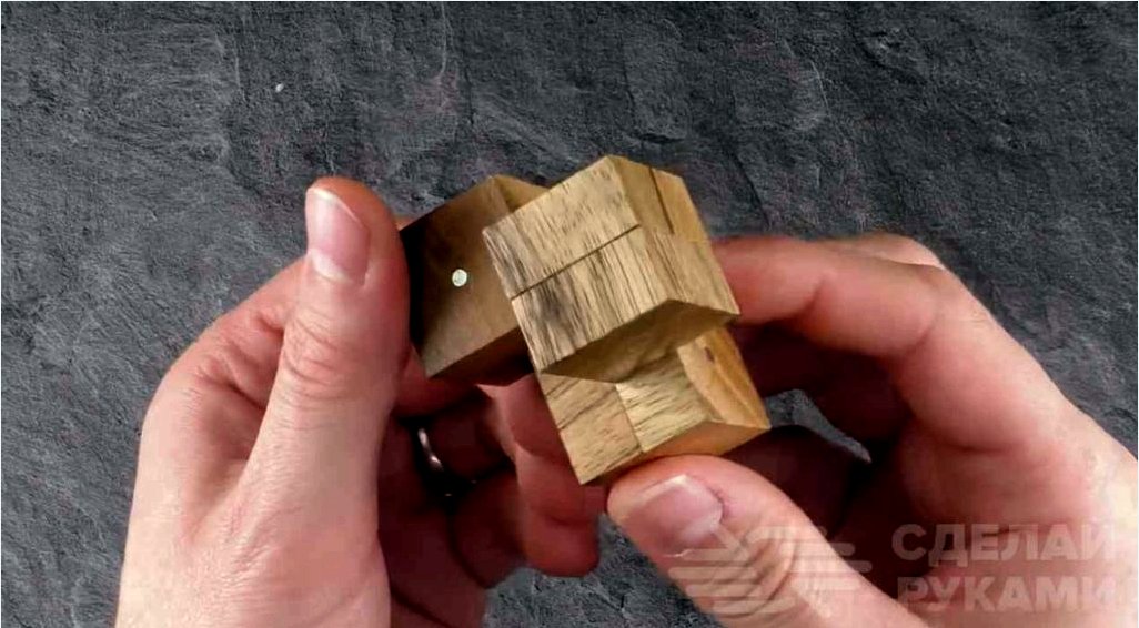 Egy trükkös puzzle fa és neodímium mágnesekből