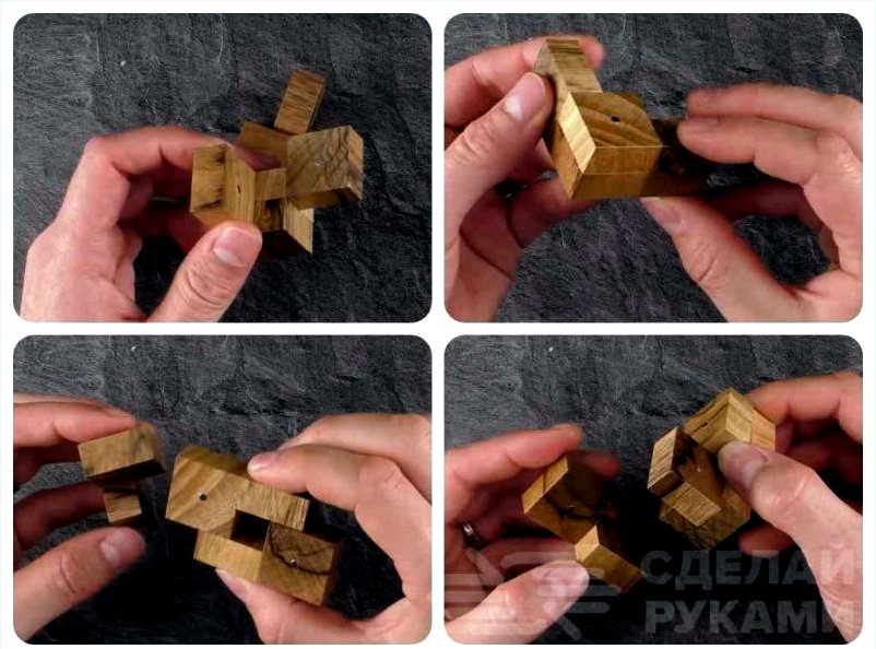 Egy trükkös puzzle fa és neodímium mágnesekből
