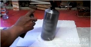 Dinitrogén-oxid-palack tűzoltó készülék korszerűsítése