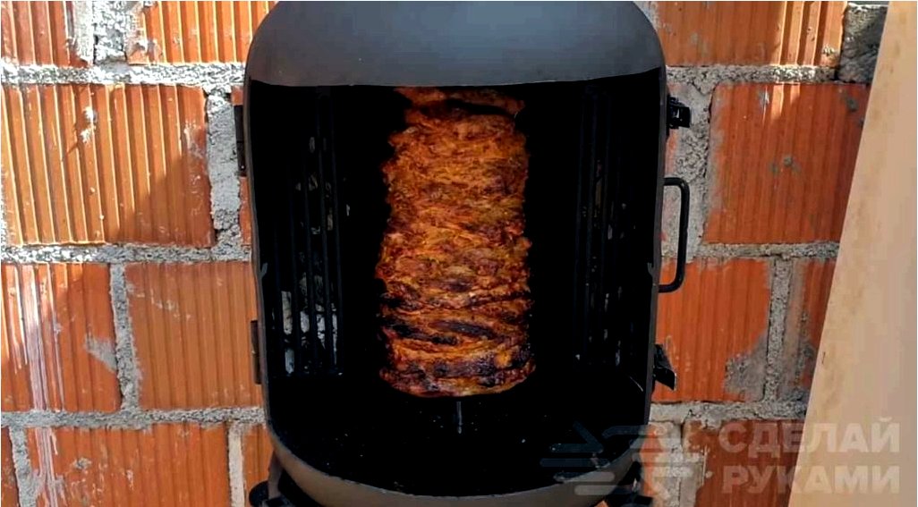 Hogyan készítsünk shawarma grillt egy gázpalackból?