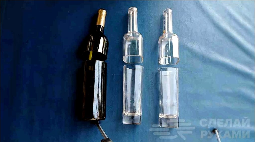 Hogyan készítsünk egy üvegpoharat üres üvegből