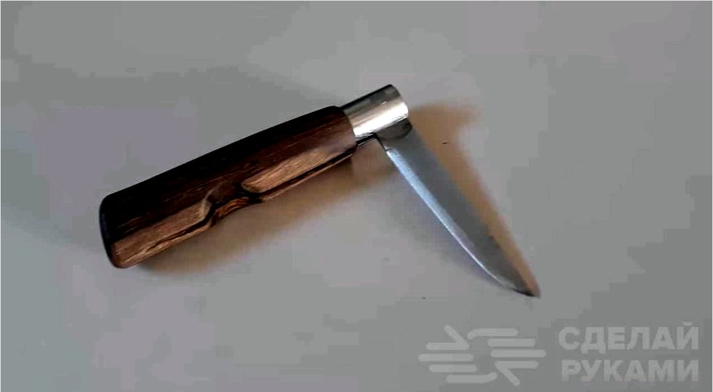 Hogyan készítsünk összecsukható kést régi ollóból