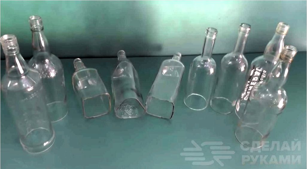 Hogyan lehet egy négyszögletes üveg palackot vágni