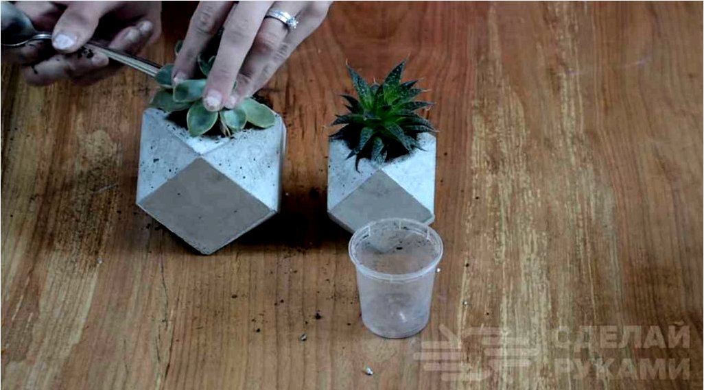 Hogyan készítsünk kompakt beton virágcserepet?