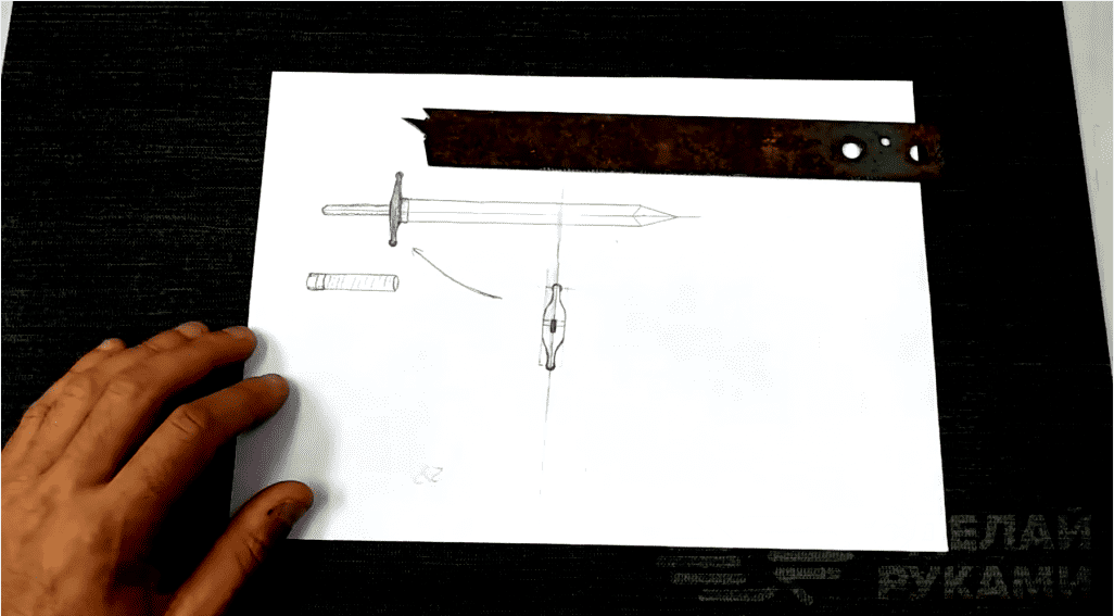 Hogyan készítsünk eredeti miniatűr kardot saját kezével