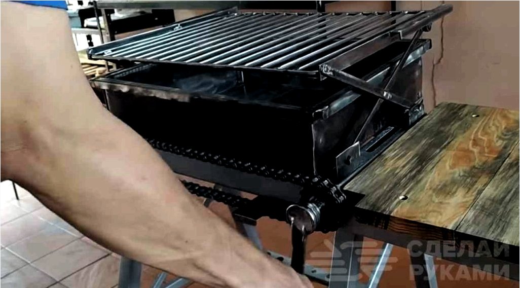 Hogyan állítsunk be egy állítható csináld magad barbecue grillt?