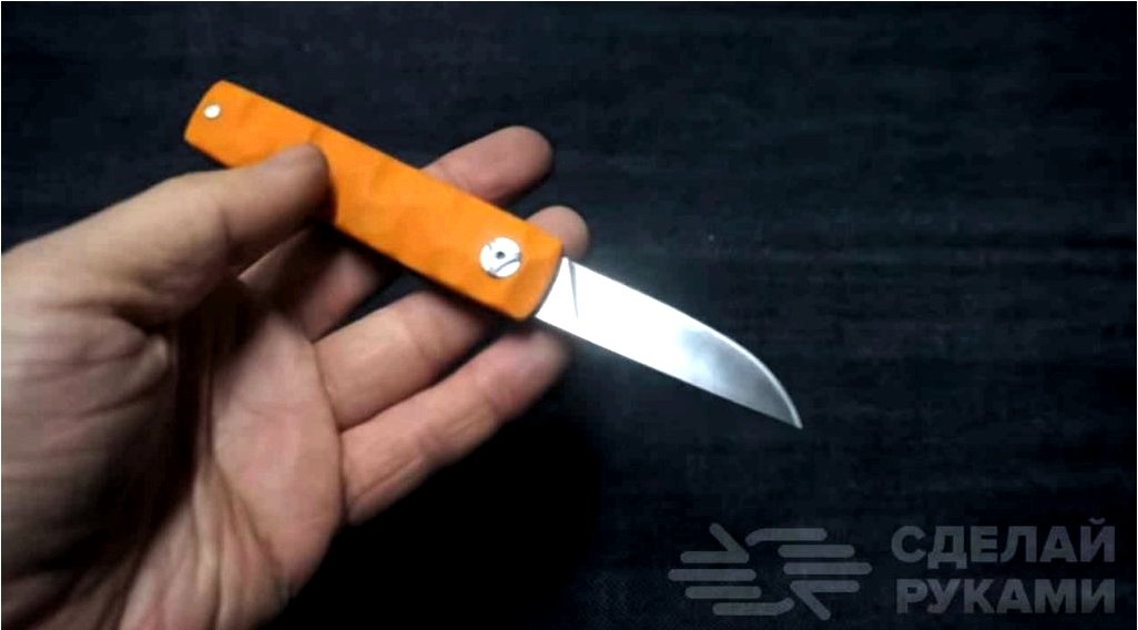 Hogyan készíthető összecsukható mini kés régi ollóból